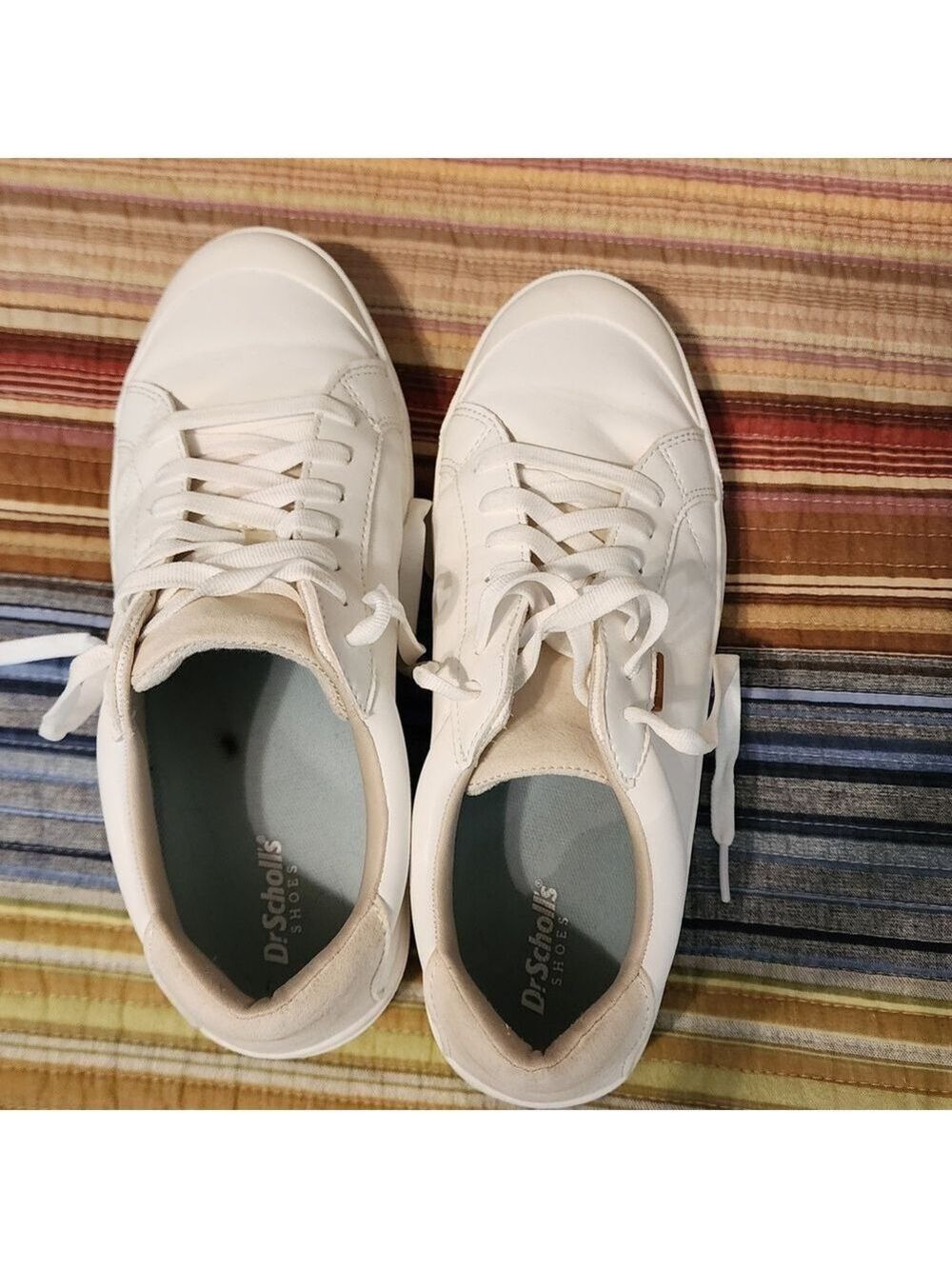 White Low-Top Sneakers - Picture 6 of 11